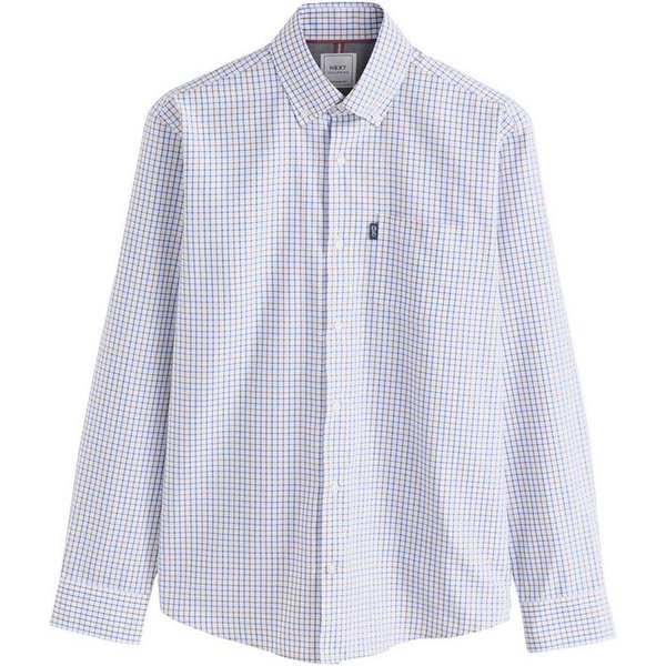 Next Langarmhemd Bügelleichtes Regular Fit Oxford-Button-down-Hemd (1-tlg)