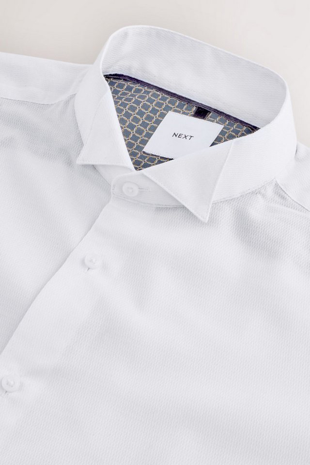 Next Langarmhemd Festliches Slim Fit Hemd mit Kläppchenkragen (1-tlg) – Bild 5 von 5