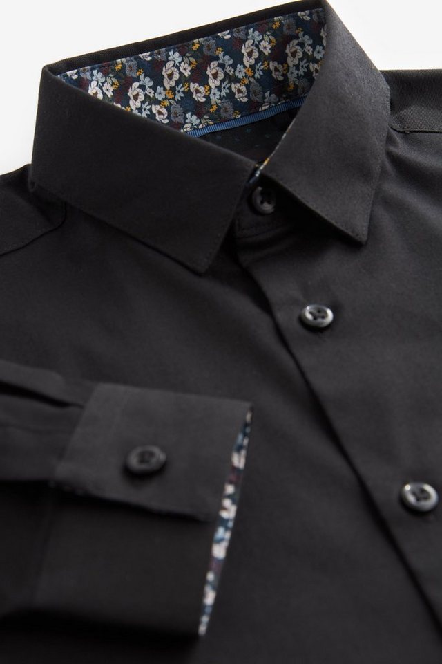 Next Langarmhemd Langarmhemd mit elegantem Besatz (1-tlg) – Bild 3 von 3