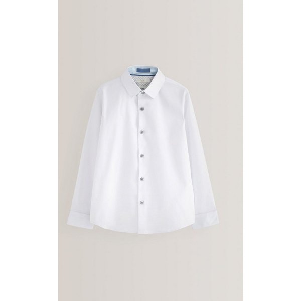 Next Langarmhemd Langarmhemd mit elegantem Besatz (1-tlg)