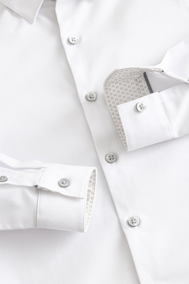 Next Langarmhemd Langarmhemd mit elegantem Besatz (1-tlg) – Bild 4 von 5