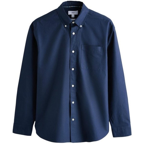 Next Langarmhemd N.Premium Regular Fit Oxford-Hemd mit langen (1-tlg)