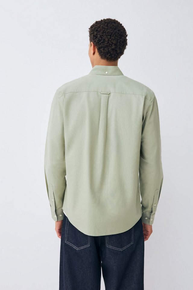Next Langarmhemd Regular Fit Oxford-Langarmhemd (1-tlg) – Bild 4 von 5