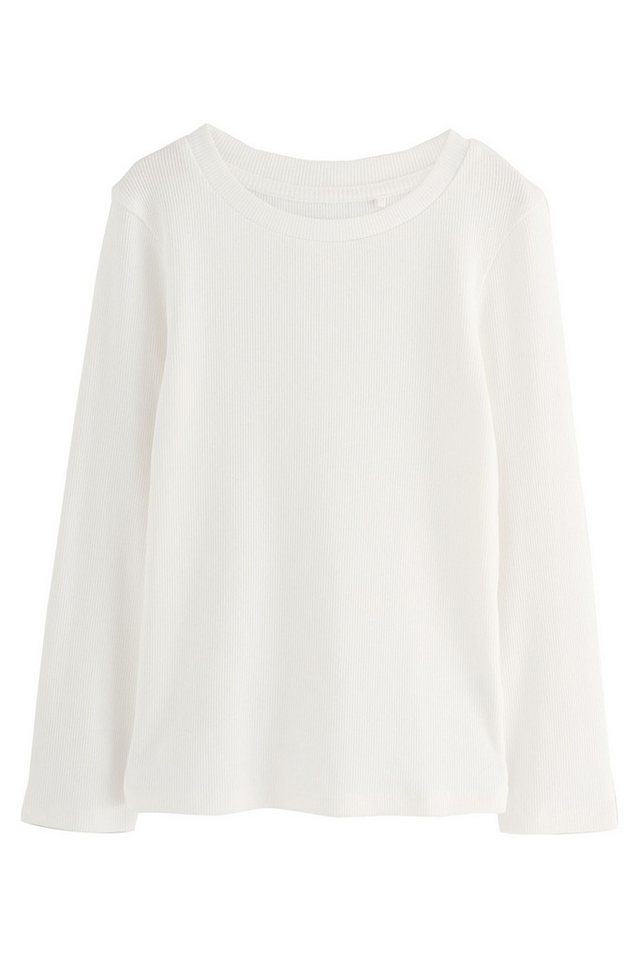 Next Langarmshirt 3er-Pack gerippte Langarmoberteile (3-tlg) – Bild 3 von 5