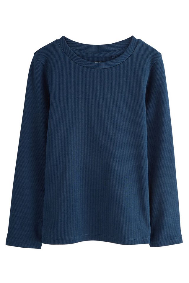 Next Langarmshirt 3er-Pack gerippte Langarmoberteile (3-tlg) – Bild 4 von 5