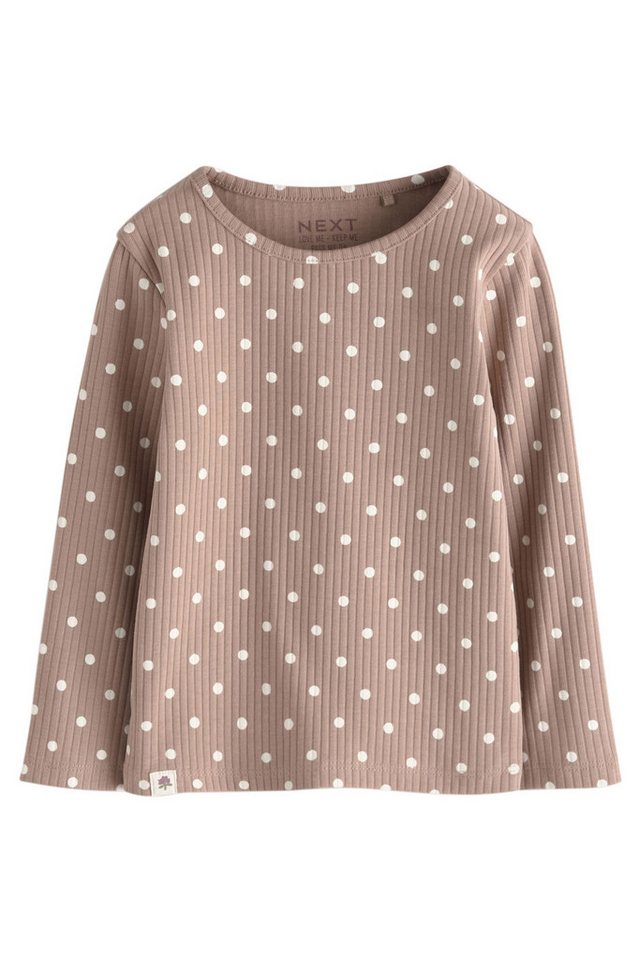Next Langarmshirt 5er-Pack gerippte Langarmoberteile (5-tlg) – Bild 5 von 5