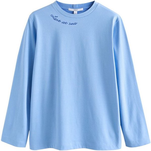 Next Langarmshirt Langarmshirt aus schwerem Stoff, Le Marais (1-tlg)