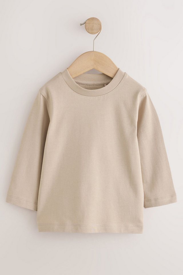 Next Langarmshirt Einfarbiges Shirt (1-tlg) – Bild 2 von 5