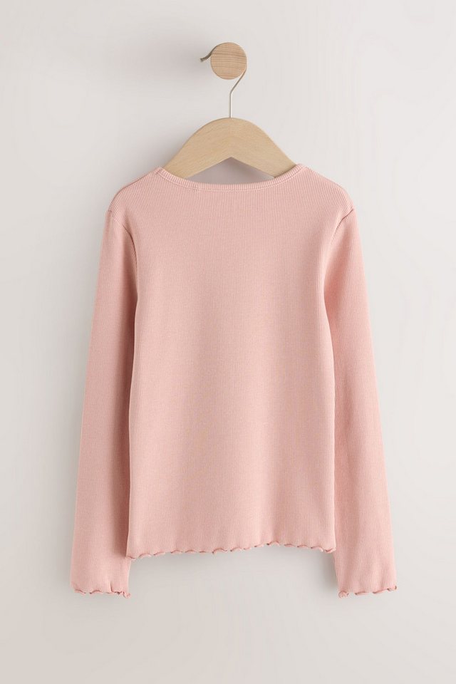 Next Langarmshirt Geripptes Langarmoberteil (1-tlg) – Bild 2 von 4