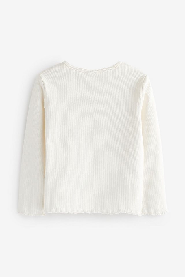 Next Langarmshirt Geripptes Langarmoberteil (1-tlg) – Bild 4 von 4