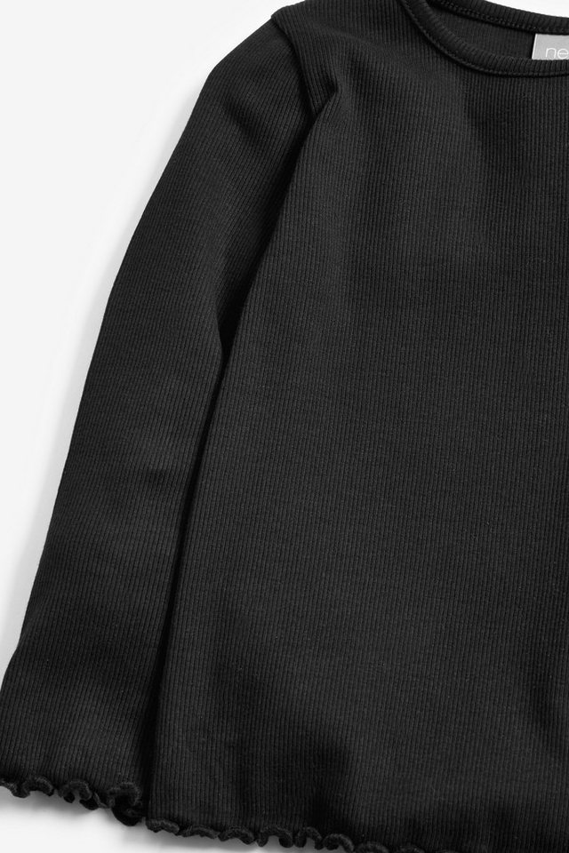 Next Langarmshirt Geripptes Langarmoberteil (1-tlg) – Bild 3 von 3