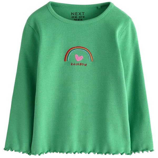 Next Langarmshirt Geripptes Langarmoberteil (1-tlg)