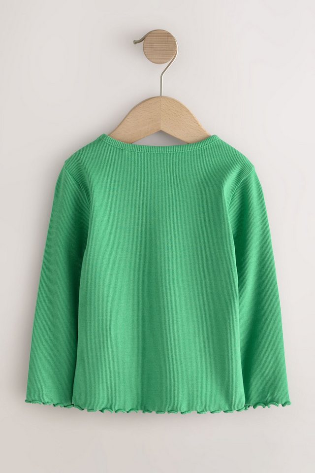 Next Langarmshirt Geripptes Langarmoberteil (1-tlg) – Bild 2 von 5