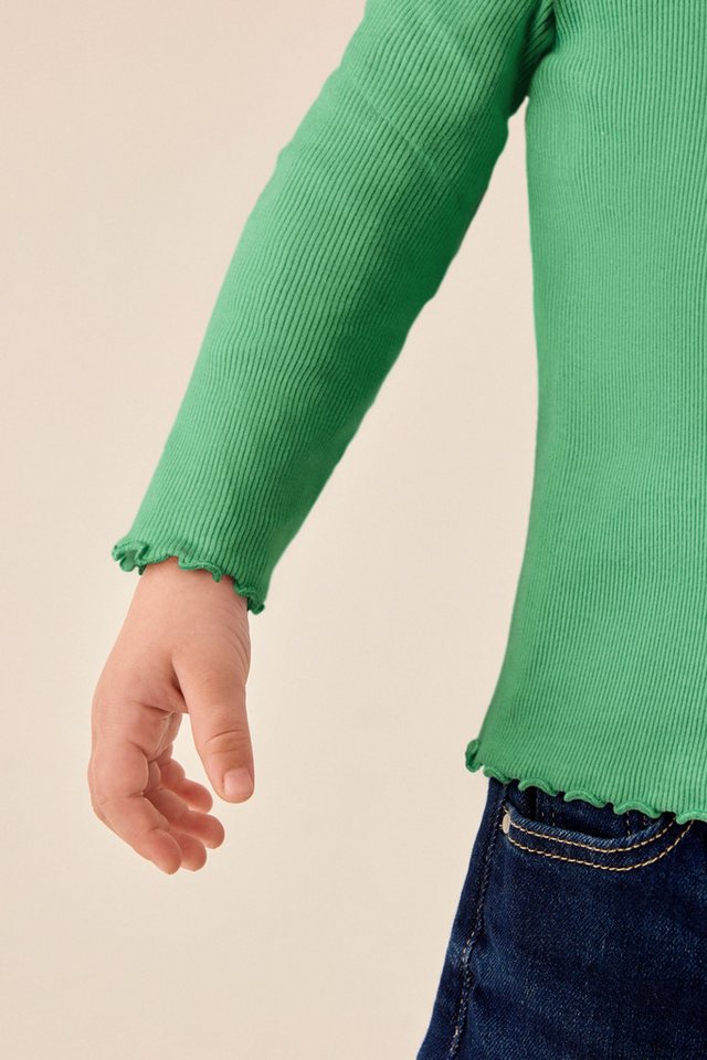 Next Langarmshirt Geripptes Langarmoberteil (1-tlg) – Bild 5 von 5
