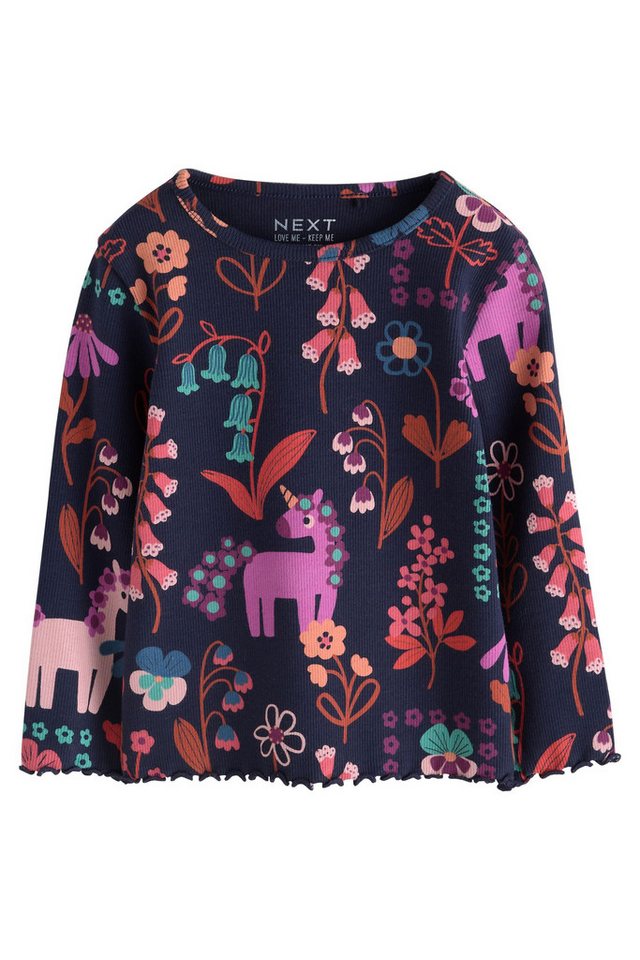 Next Langarmshirt Geripptes Langarmshirt (1-tlg) – Bild 5 von 5