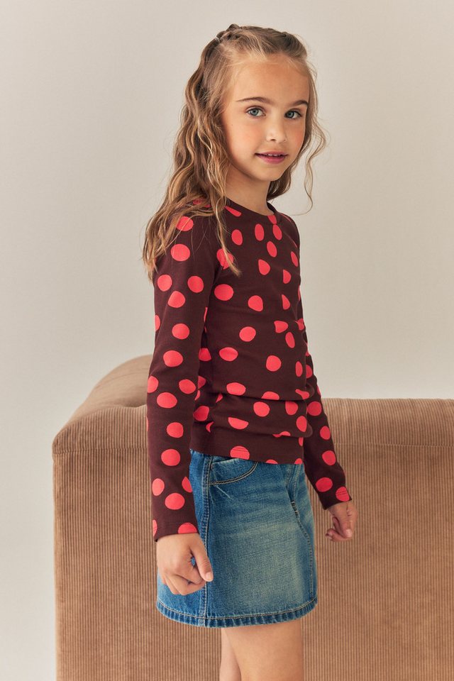 Next Langarmshirt Geripptes Langarmshirt (1-tlg) – Bild 3 von 5