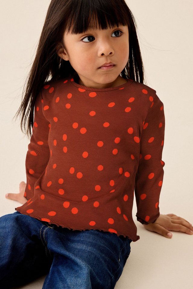 Next Langarmshirt Geripptes Langarmshirt (1-tlg) – Bild 3 von 5