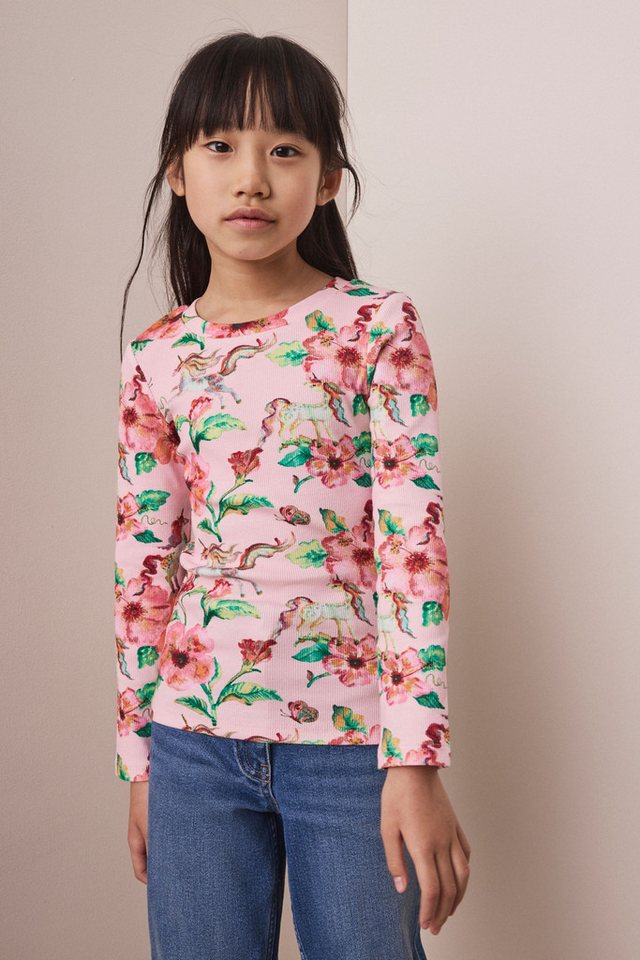 Next Langarmshirt Geripptes Langarmshirt (1-tlg) – Bild 4 von 5