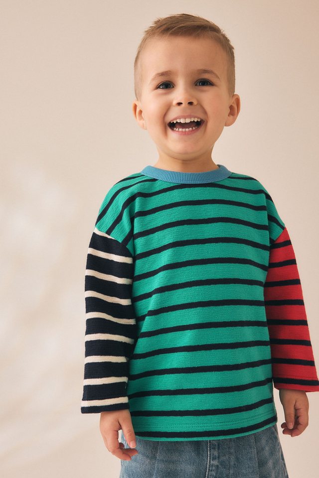 Next Langarmshirt Gestreiftes Hemd (1-tlg) – Bild 2 von 5