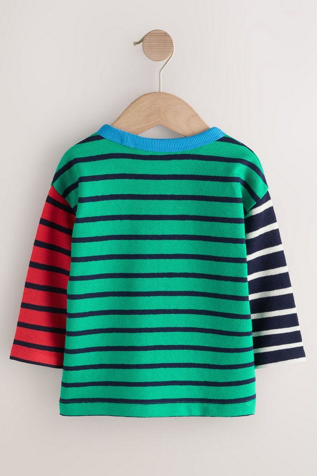 Next Langarmshirt Gestreiftes Hemd (1-tlg) – Bild 3 von 5