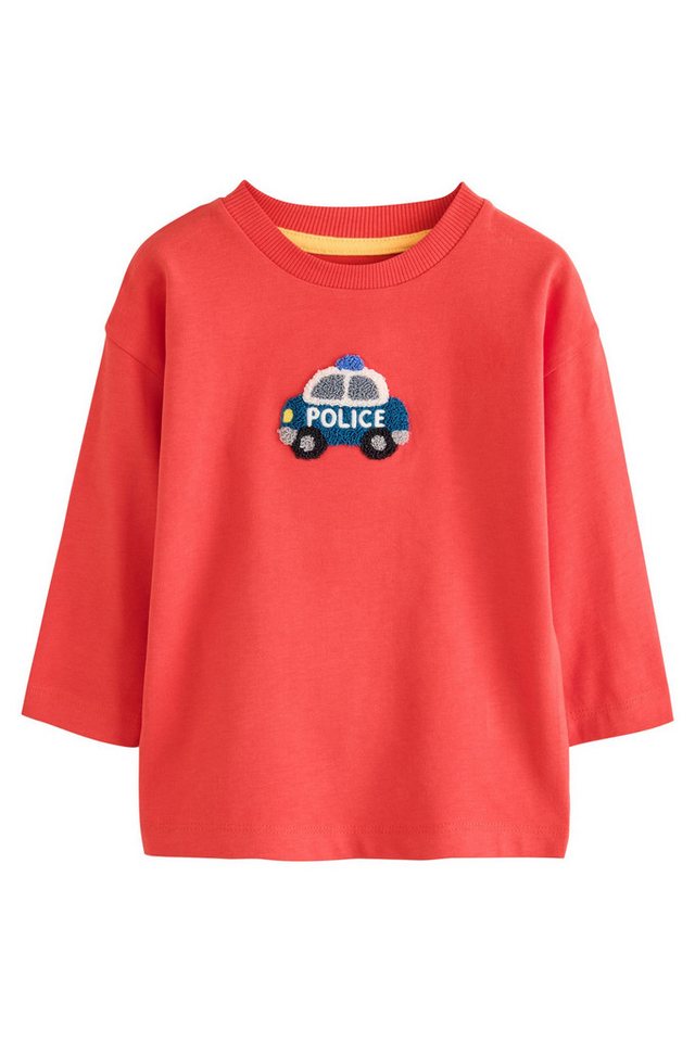 Next Langarmshirt Langarmshirts mit Applikation, 3er-Pack (3-tlg) – Bild 3 von 5