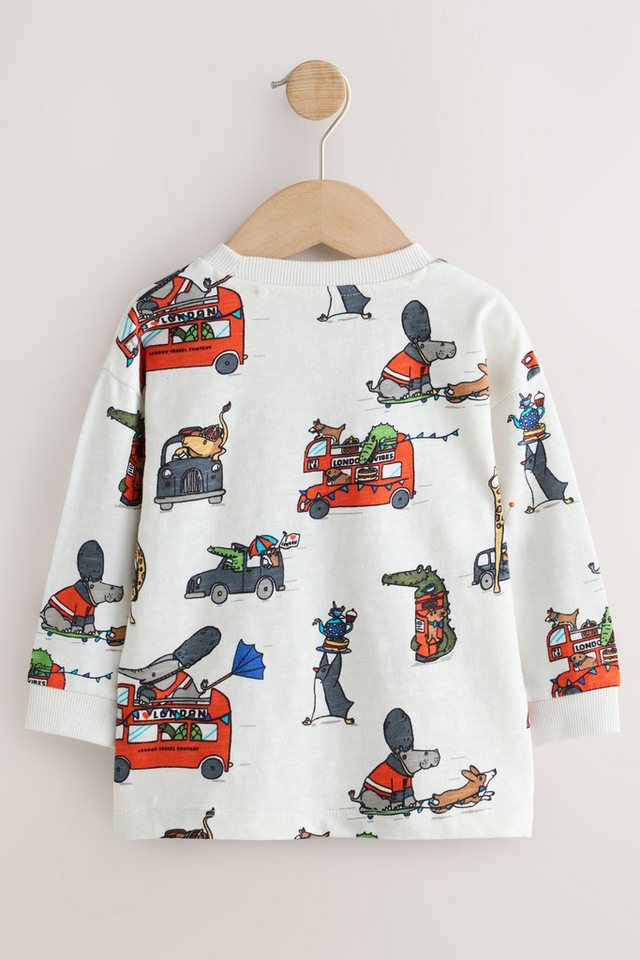 Next Langarmshirt Langarmshirts mit Applikation, 3er-Pack (3-tlg) – Bild 3 von 5