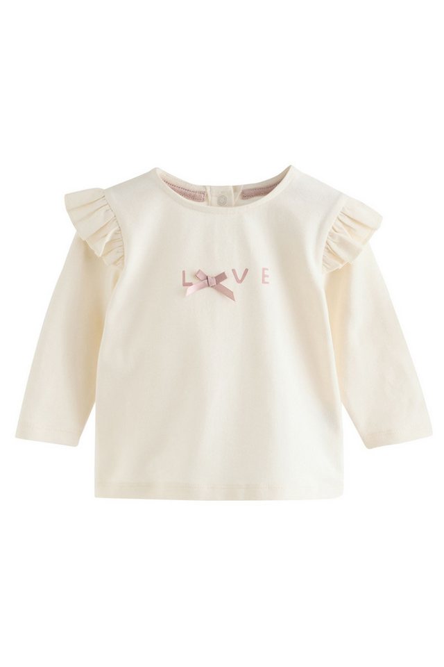 Next Langarmshirt & Leggings Baby-Fellweste, Top und Leggings, 3-teiliges Set (3-tlg) – Bild 3 von 5