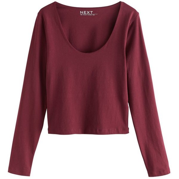Next Langarmshirt Langarmshirt mit Rundhalsausschnitt (1-tlg)