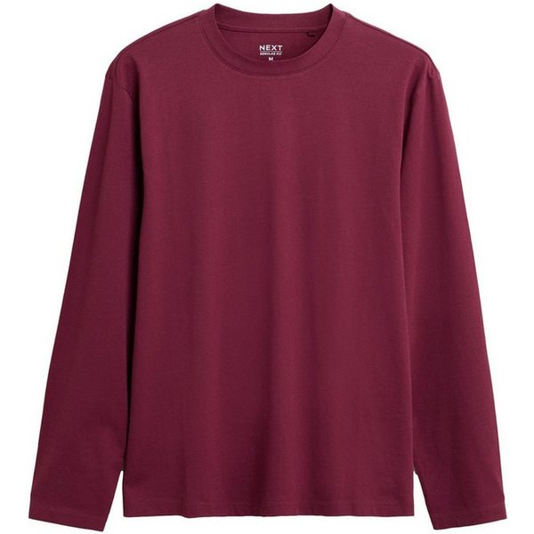 Next Langarmshirt Relaxed Fit Langarmshirt mit Rundhalsausschnitt (1-tlg)