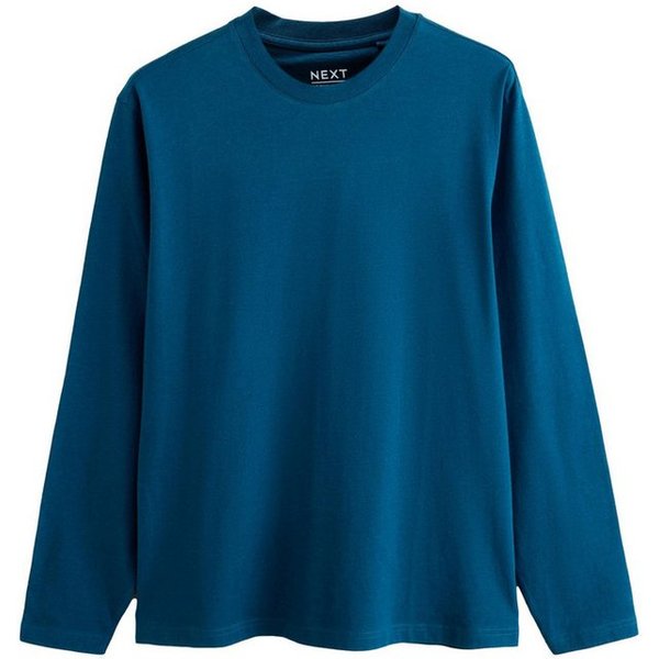 Next Langarmshirt Relaxed Fit Langarmshirt mit Rundhalsausschnitt (1-tlg)