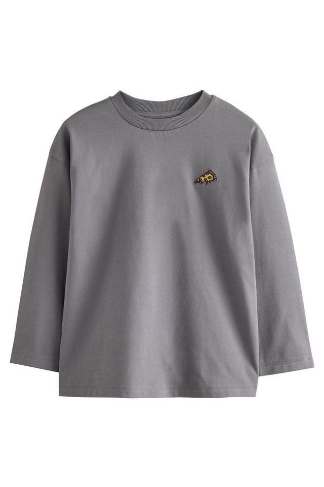 Next Langarmshirt Relaxed Fit Langarmshirts, 4er-Pack (4-tlg) – Bild 3 von 5