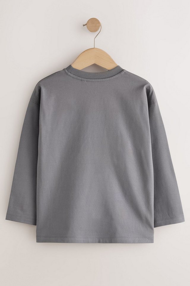 Next Langarmshirt Relaxed Fit Langarmshirts, 4er-Pack (4-tlg) – Bild 2 von 5
