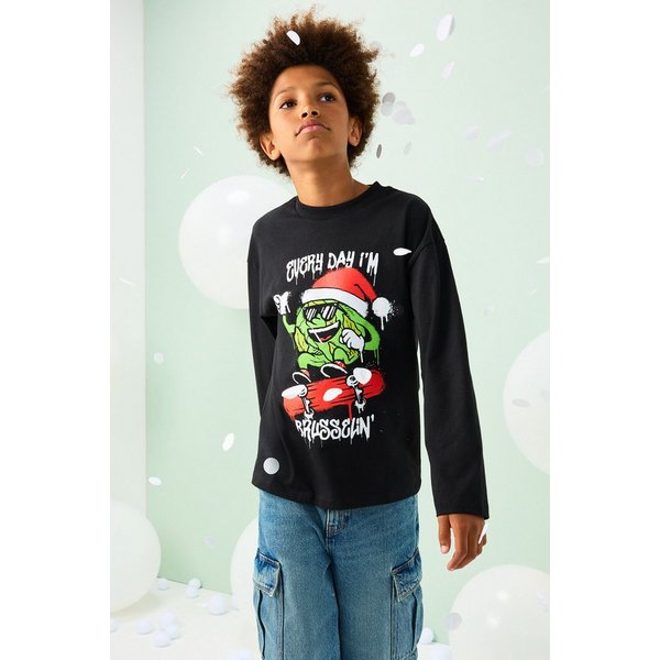 Next Langarmshirt Weihnachtliches, langärmeliges T-Shirt (1-tlg)