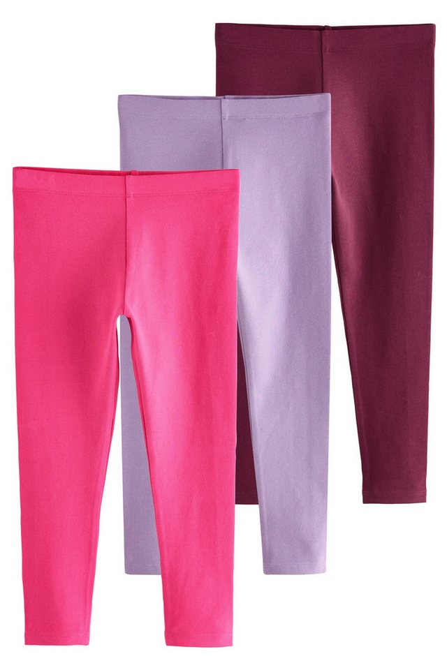 Next Leggings Regular Fit Leggings, 3er-Pack (3-tlg) – Bild 2 von 5