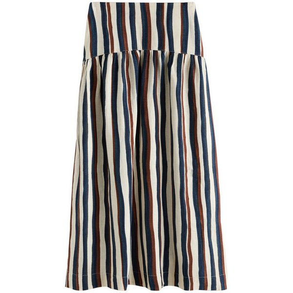Next Maxirock Maxirock aus Leinenmix mit tief angesetzter Taille (1-tlg)