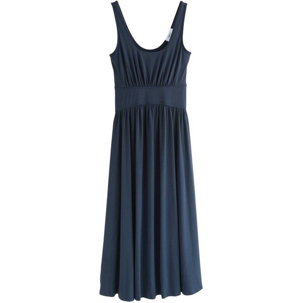 Next Midikleid Sommerliches, tailliertes Jersey-Midikleid (1-tlg)