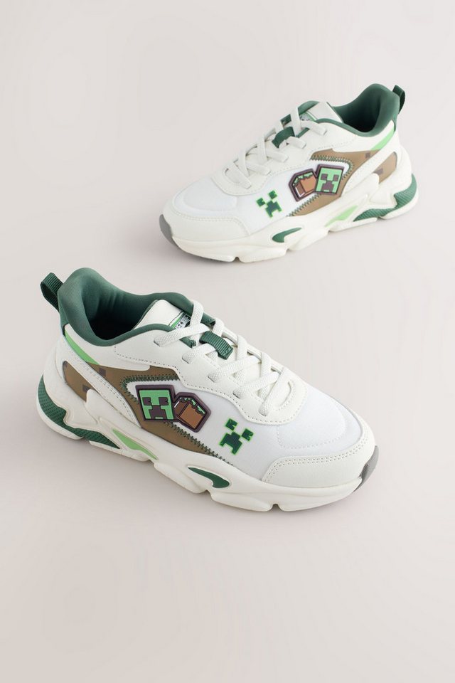 Next Minecraft Turnschuhe mit elastischen Schnürsenkeln Sneaker – Bild 2 von 5