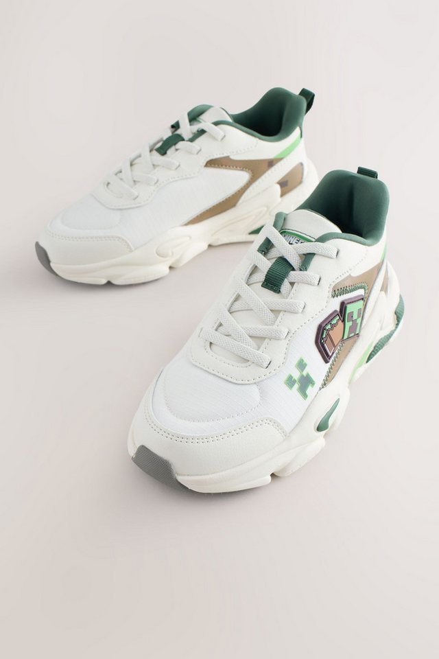 Next Minecraft Turnschuhe mit elastischen Schnürsenkeln Sneaker – Bild 5 von 5