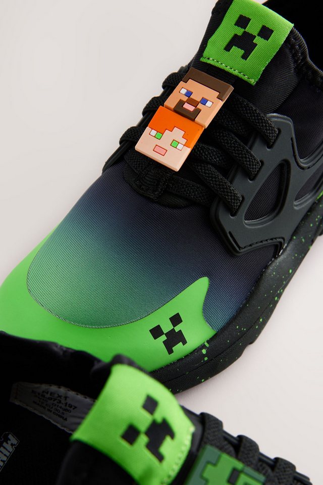 Next Minecraft Turnschuhe mit elastischen Schnürsenkeln Sneaker – Bild 2 von 5