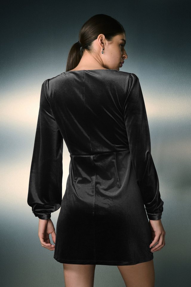 Next Minikleid Minikleid mit verziertem Ausschnitt, Kurzgröße (1-tlg) – Bild 2 von 5