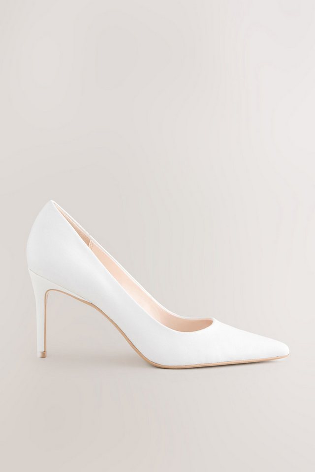 Next Mittelhohe Lederpumps Pumps – Bild 2 von 5