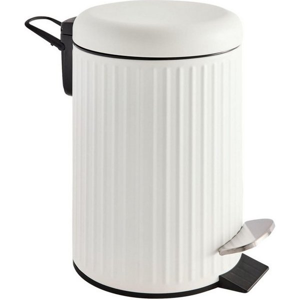 Next Mülleimer Gerippter 3-Liter-Treteimer mit Softclose-Deckel