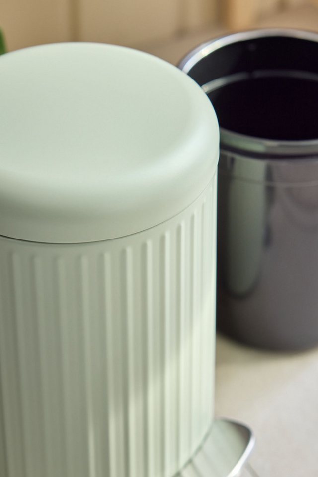 Next Mülleimer Gerippter 3-Liter-Treteimer mit Softclose-Deckel – Bild 3 von 4
