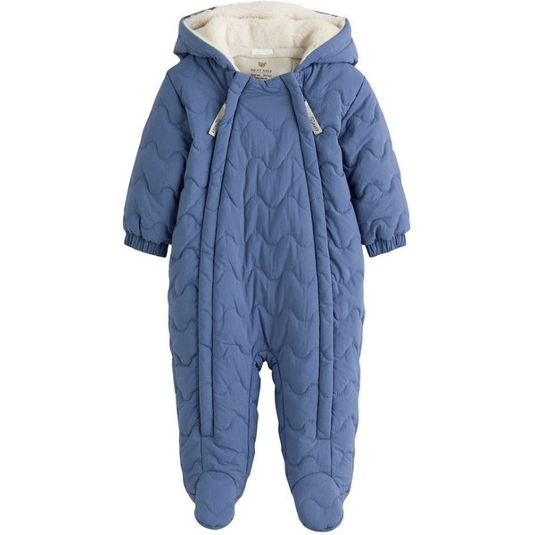 Next Overall Gesteppter Baby-Einteiler mit Kapuze aus Polyamid (1-tlg)