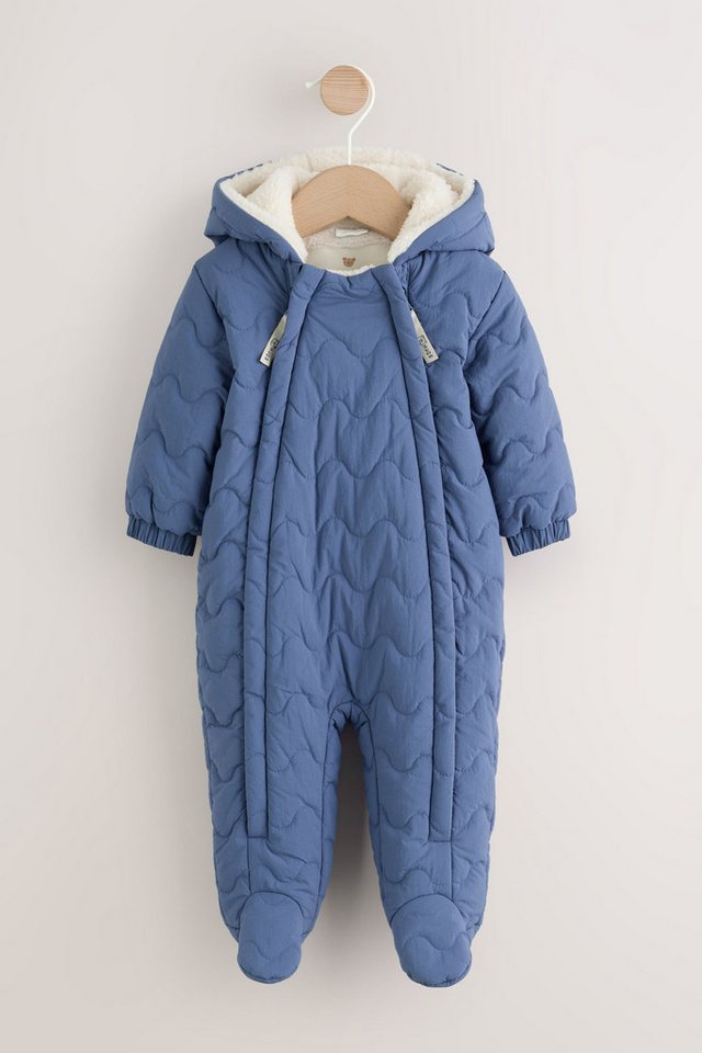 Next Overall Gesteppter Baby-Einteiler mit Kapuze aus Polyamid (1-tlg) – Bild 2 von 5