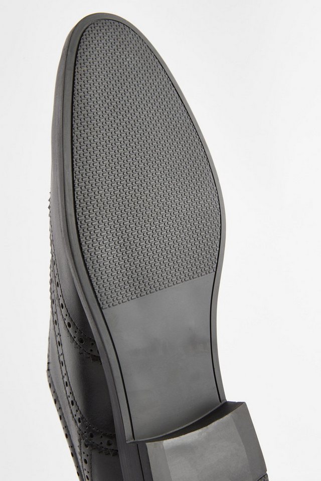 Next Oxford-Brogues aus Leder, weite Passform Budapester – Bild 2 von 5
