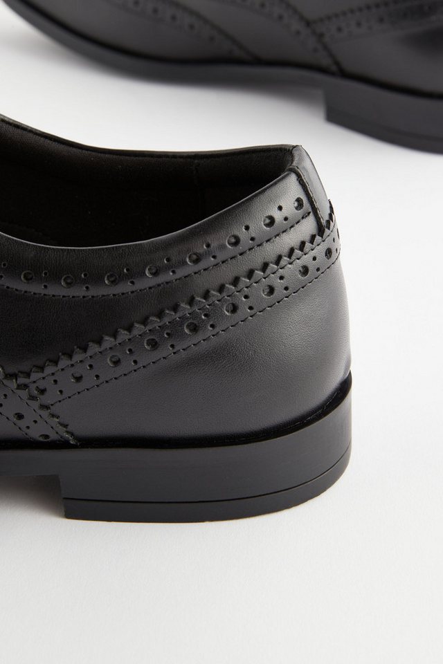 Next Oxford-Brogues aus Leder, weite Passform Budapester – Bild 3 von 5