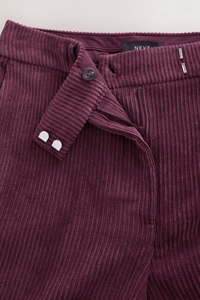 Next Palazzohose Cordhose mit weitem Bein, Kurzgröße (1-tlg) – Bild 3 von 5