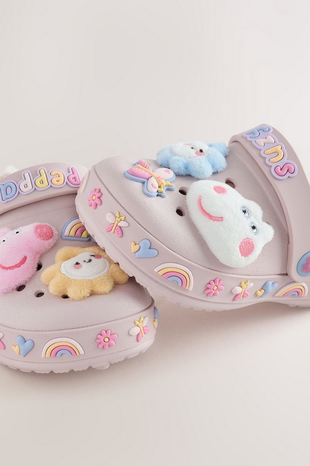 Next Pantoffeln mit flauschigem Futter Peppa Wutz Hausschuh – Bild 3 von 5