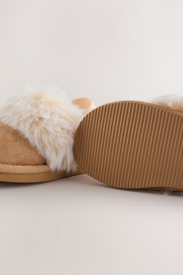 Next Pantolette mit warmem Futter Hausschuh – Bild 4 von 5